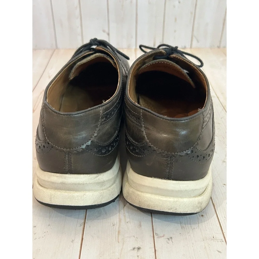 Belvedere‎ Eric Mens 12D Brown Leather Wingtip Oxford Hybrid Dress Sneakers
